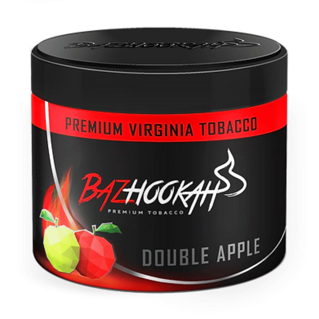 Bazhookah premium tobacco - double apple - shisha molasses - vapes uae