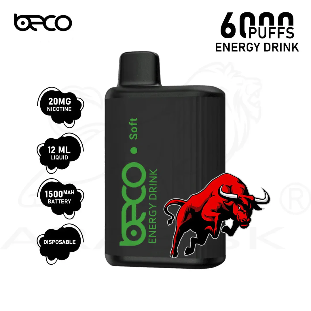 Beco 6k Puffs Disposable - Red Bull - Disposable Vape - Vapes Uae