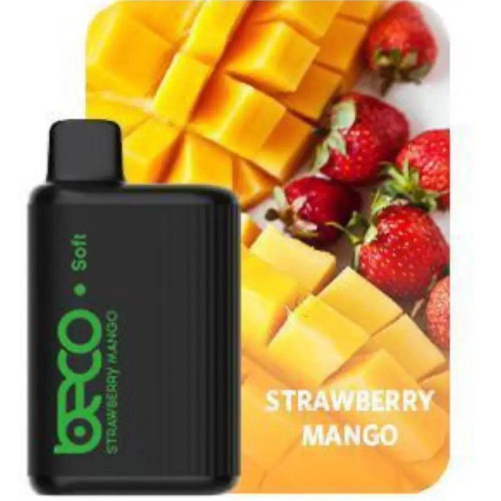 Beco 6k Puffs Disposable - Strawberry Mango - Disposable Vape - Vapes Uae