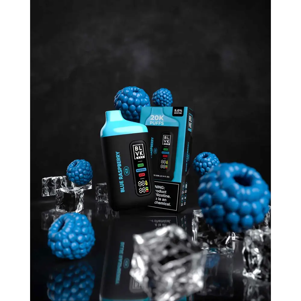 Blvk Bar 20k Puffs - Blue Raspberry - Disposable Vape - Vapes Uae