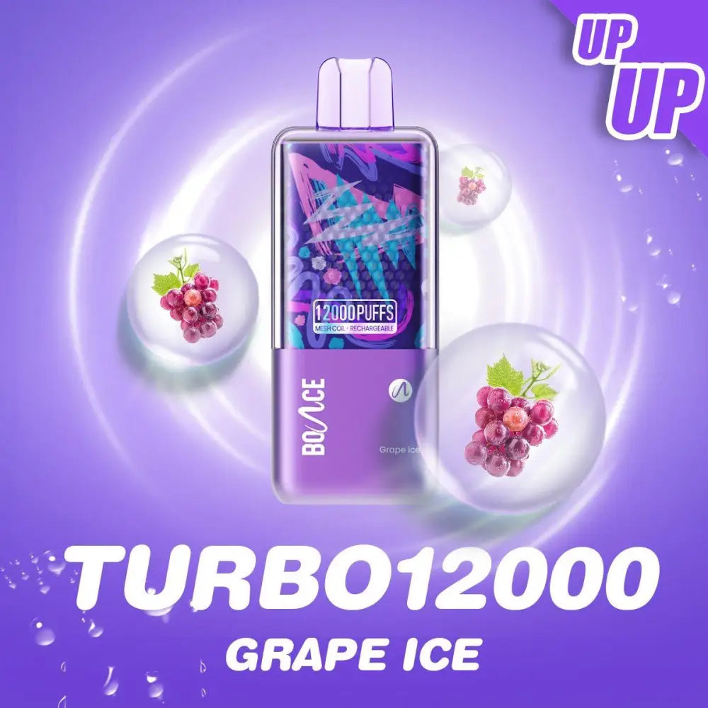 Bounce 12000 Puffs Disposable Vape - Grape Ice - Disposable Vape - Vapes Uae