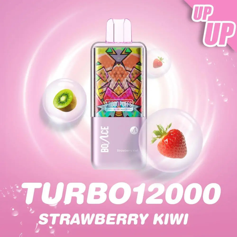 Bounce 12000 Puffs Disposable Vape - Strawberry Kiwi - Disposable Vape - Vapes Uae