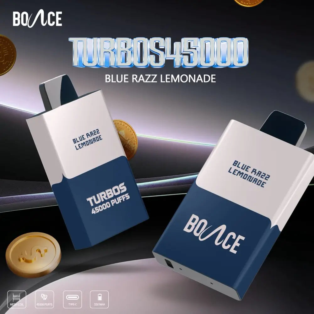 Bounce Turbo 45000 Puffs Disposable Vape - Blue Razz Lemonade - Disposable Vape - Vapes Uae