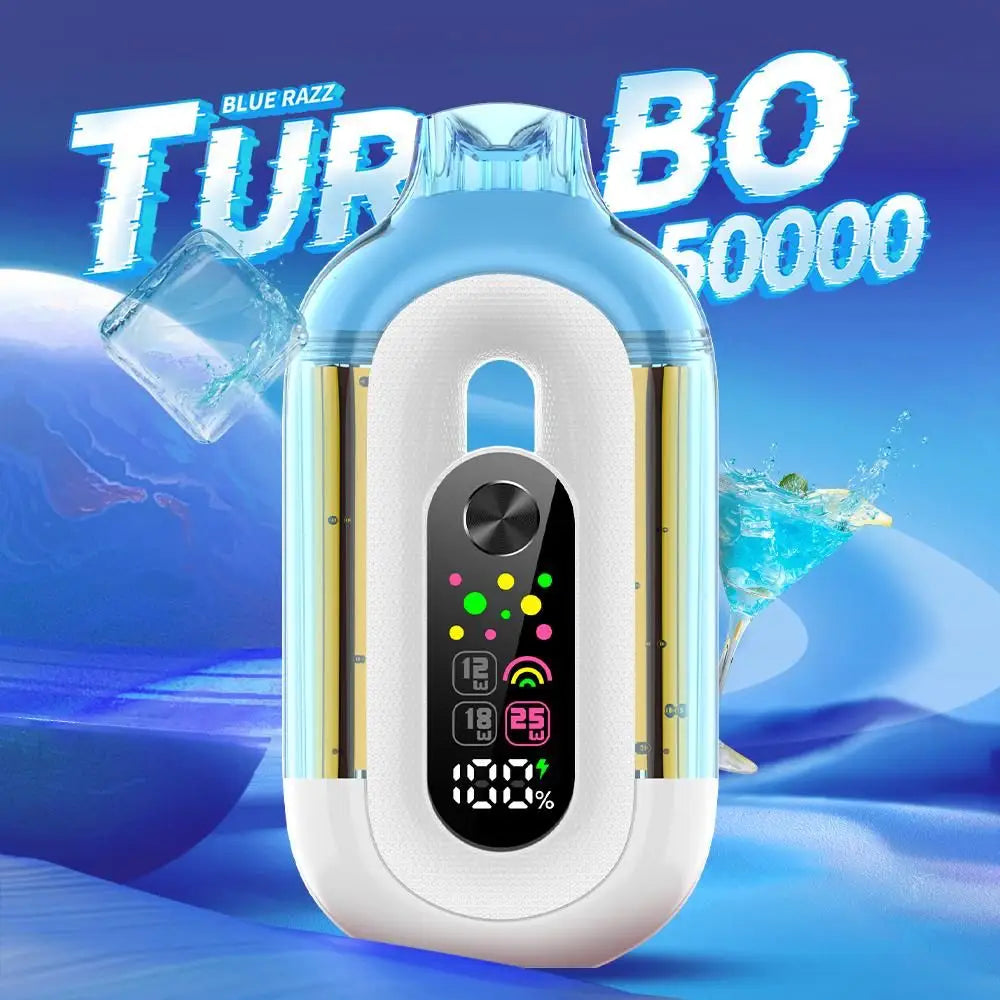 Bounce Turbo 50000 Puffs Disposable Vape - Blue Razz - Disposable Vape - Vapes Uae