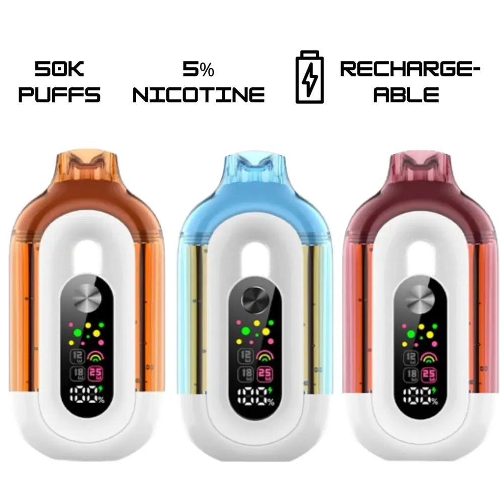 Bounce Turbo 50000 Puffs Disposable Vape - Blueberry Watermelon - Disposable Vape - Vapes Uae