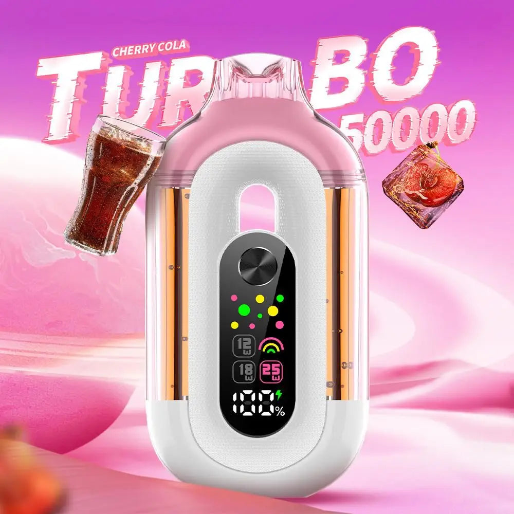 Bounce Turbo 50000 Puffs Disposable Vape - Cherry Cola - Disposable Vape - Vapes Uae