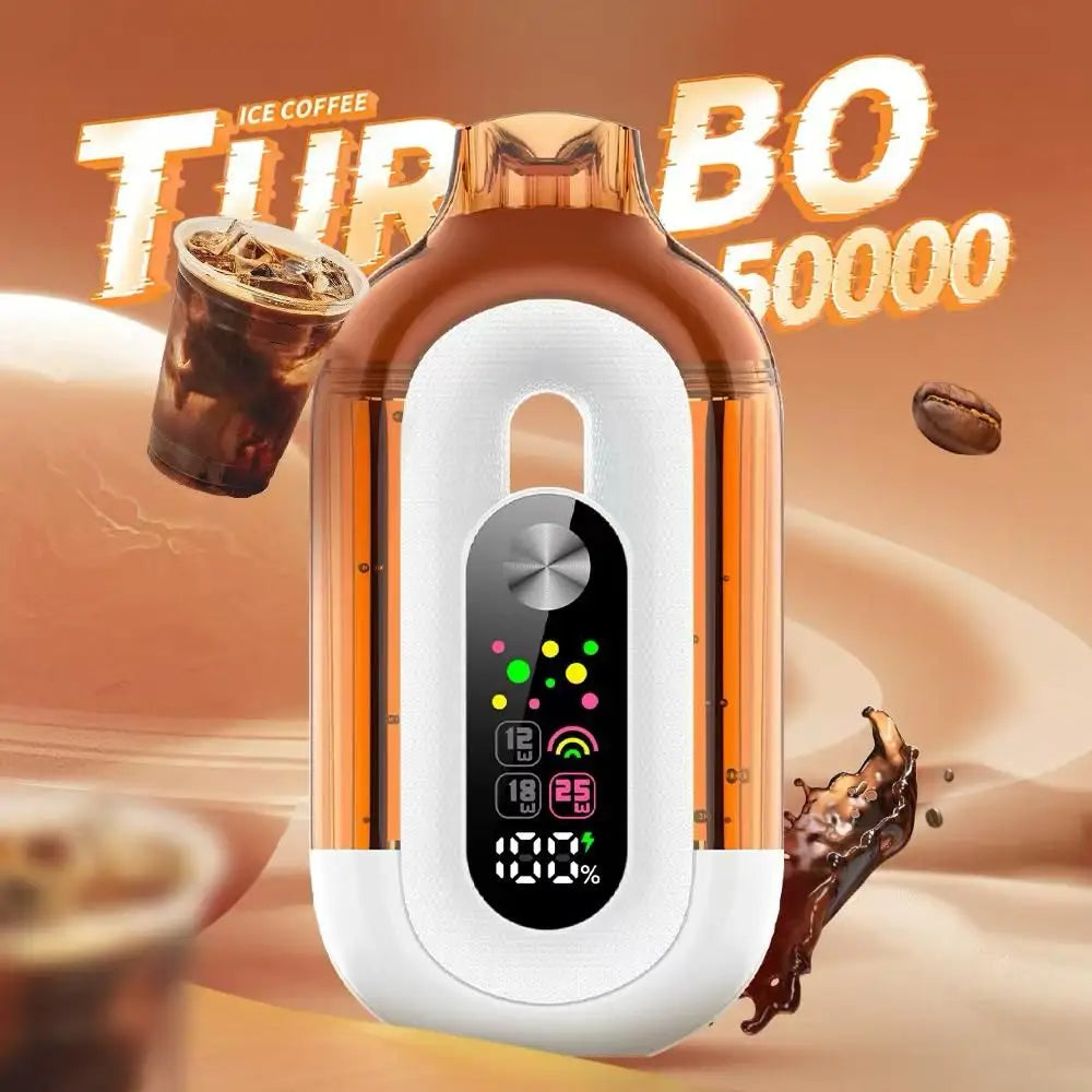 Bounce Turbo 50000 Puffs Disposable Vape - Iced Coffee - Disposable Vape - Vapes Uae