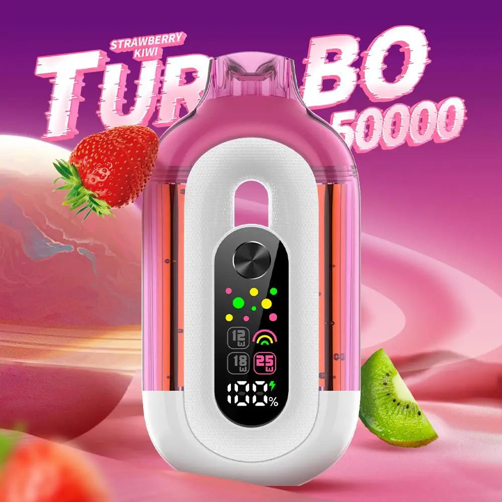 Bounce Turbo 50000 Puffs Disposable Vape - Strawberry Kiwi - Disposable Vape - Vapes Uae