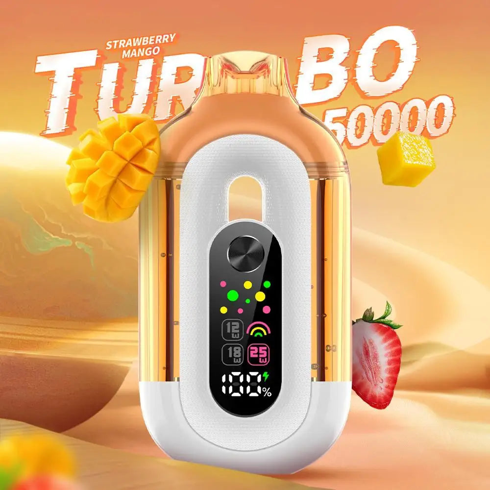 Bounce Turbo 50000 Puffs Disposable Vape - Strawberry Mango - Disposable Vape - Vapes Uae