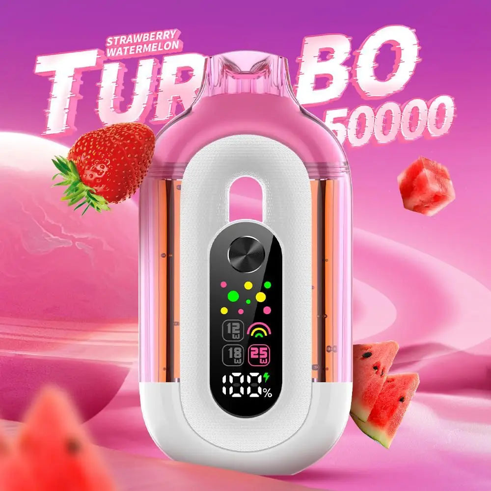 Bounce Turbo 50000 Puffs Disposable Vape - Strawberry Watermelon - Disposable Vape - Vapes Uae