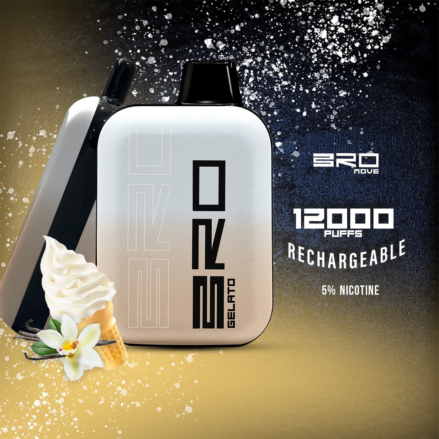 Bro move 12k puffs - disposable vape - vapes uae