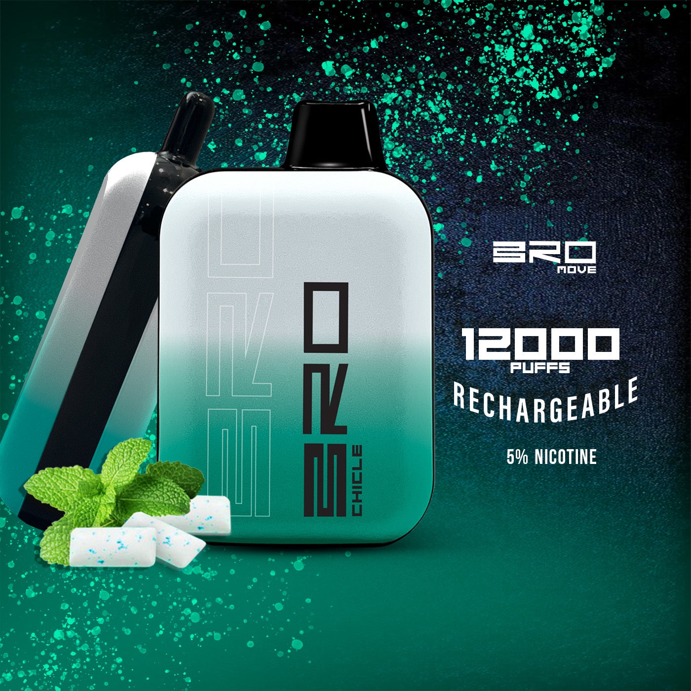 Bro move 12k puffs - disposable vape - vapes uae