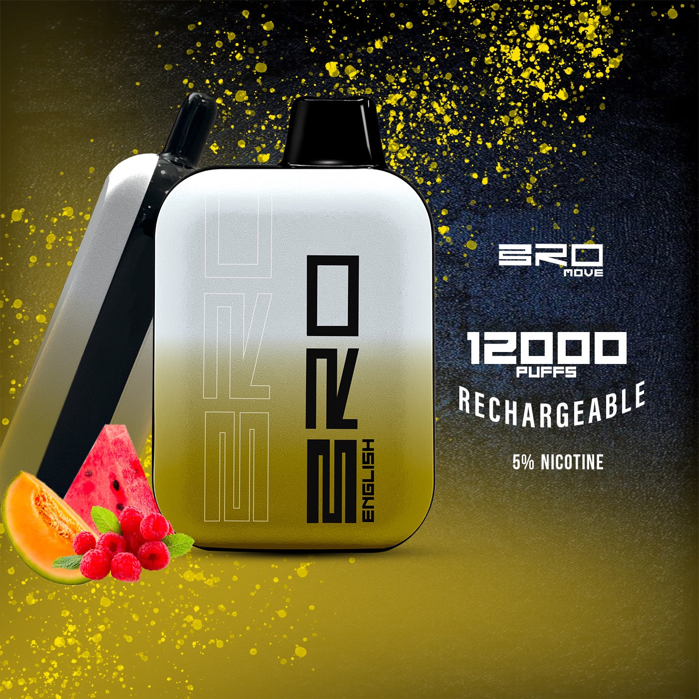 Bro move 12k puffs - disposable vape - vapes uae