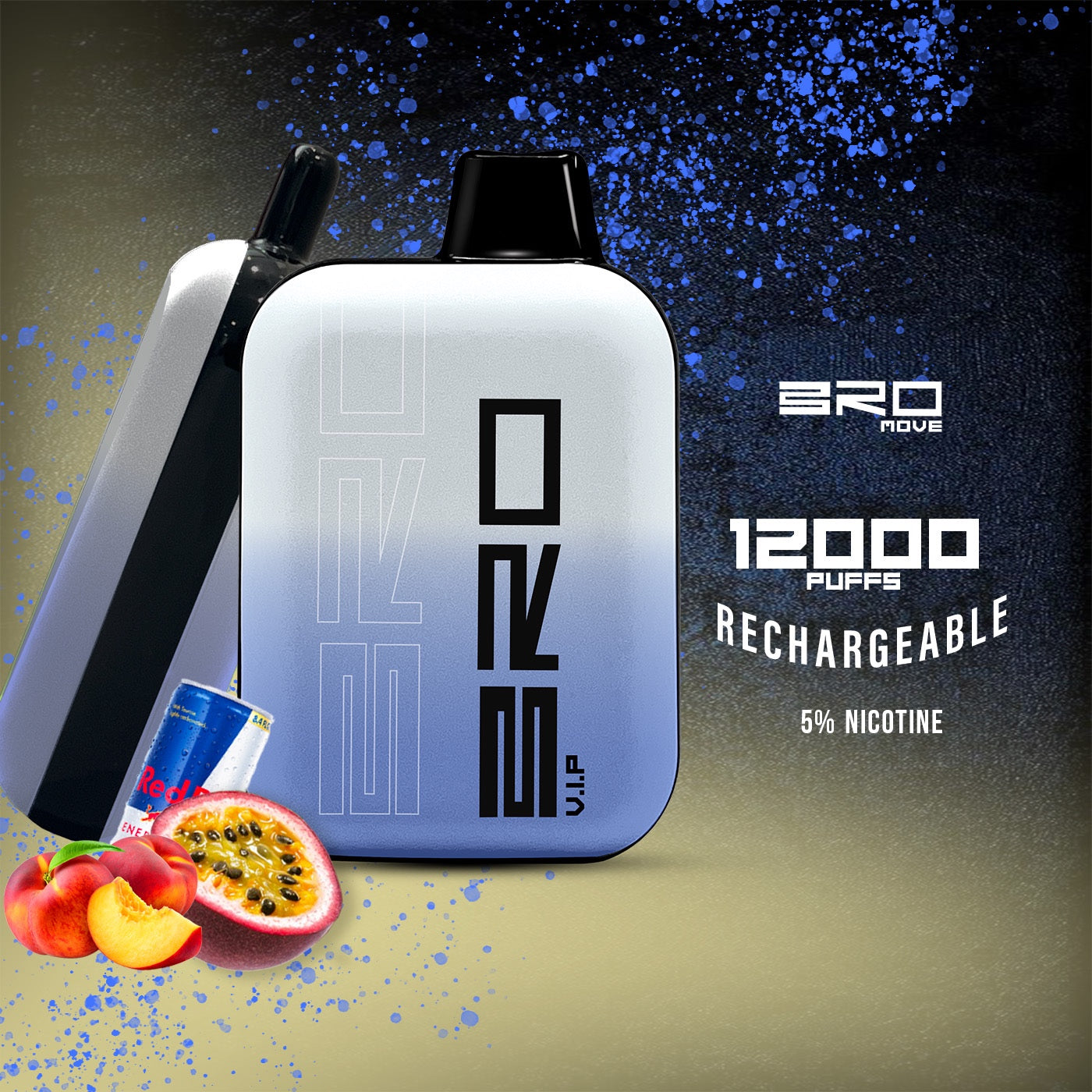 Bro move 12k puffs - disposable vape - vapes uae