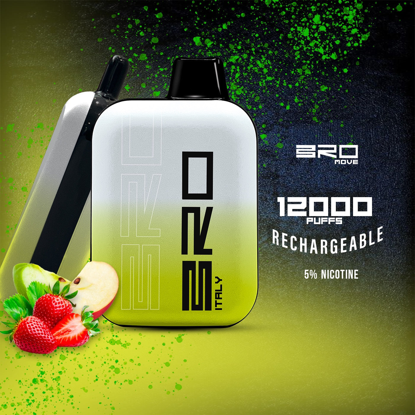 Bro move 12k puffs - disposable vape - vapes uae