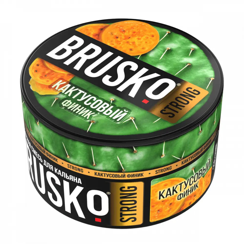 Brusko Russian Shisha Tobacco Free Hookah Blend Cactus / 250g Shisha Molasses Vapes Uae