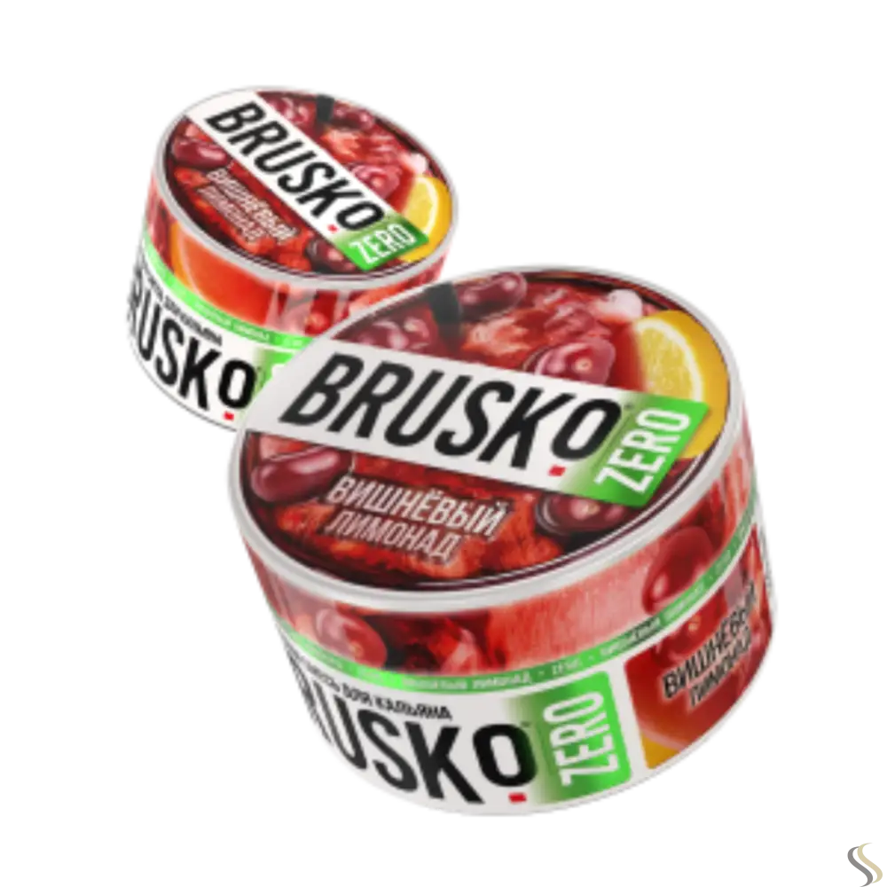 Brusko Russian Shisha Tobacco-free Hookah Blend - Cherry Lemonade / 250g - Shisha Molasses - Vapes Uae