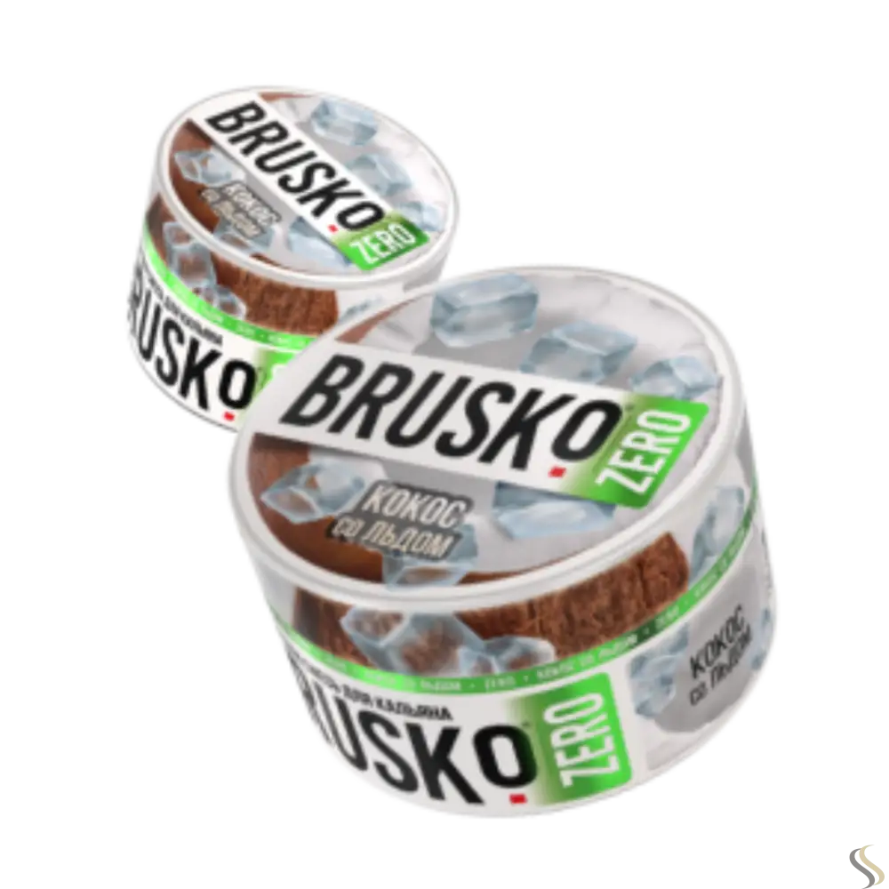 Brusko Russian Shisha Tobacco-free Hookah Blend - Coconut with Ice / 250g - Shisha Molasses - Vapes Uae