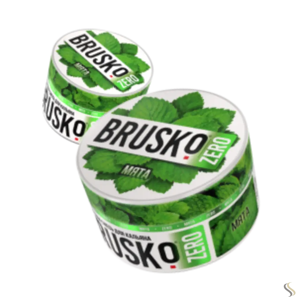 Brusko Russian Shisha Tobacco-free Hookah Blend - Mint / 250g - Shisha Molasses - Vapes Uae