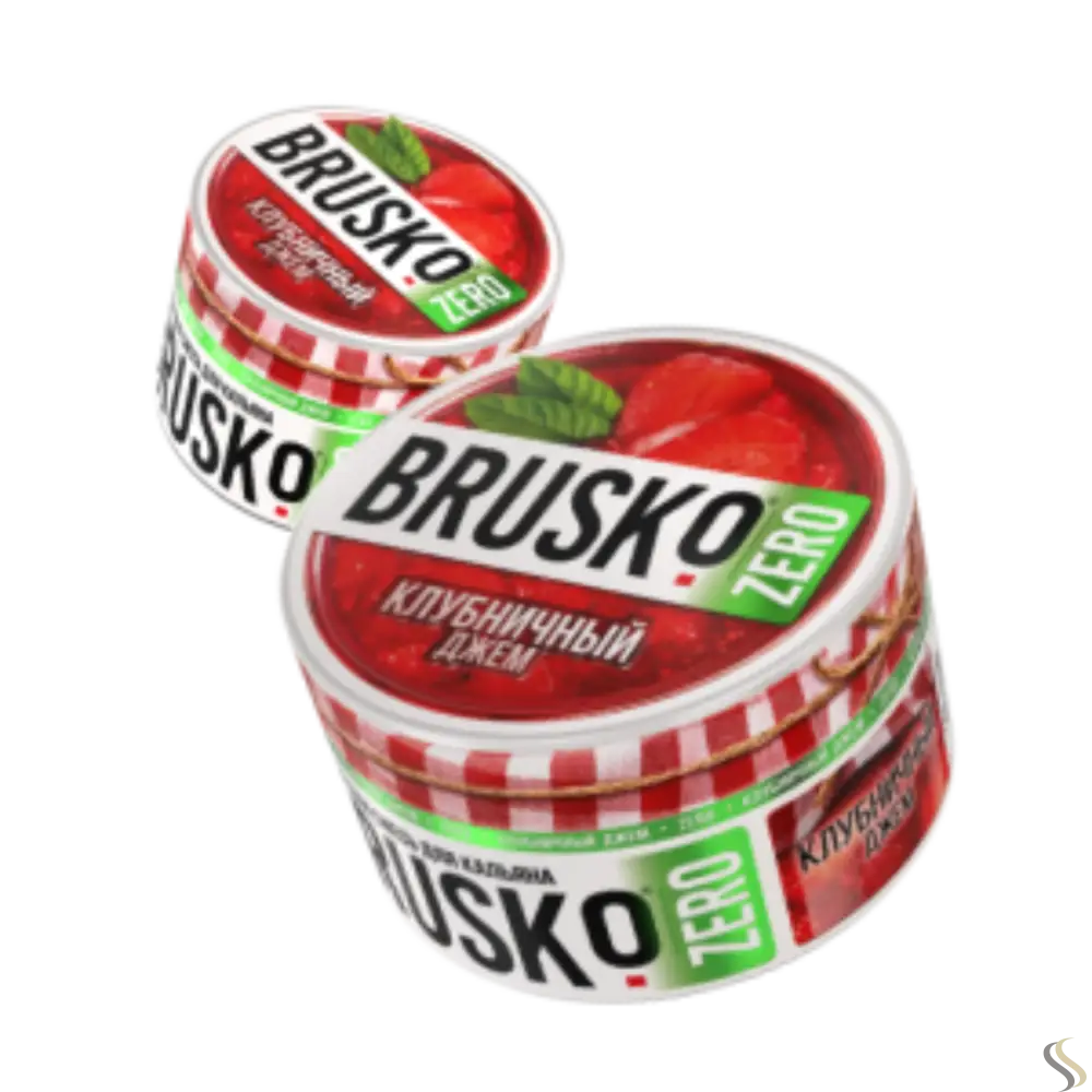 Brusko Russian Shisha Tobacco-free Hookah Blend - Strawberry Jam / 250g - Shisha Molasses - Vapes Uae