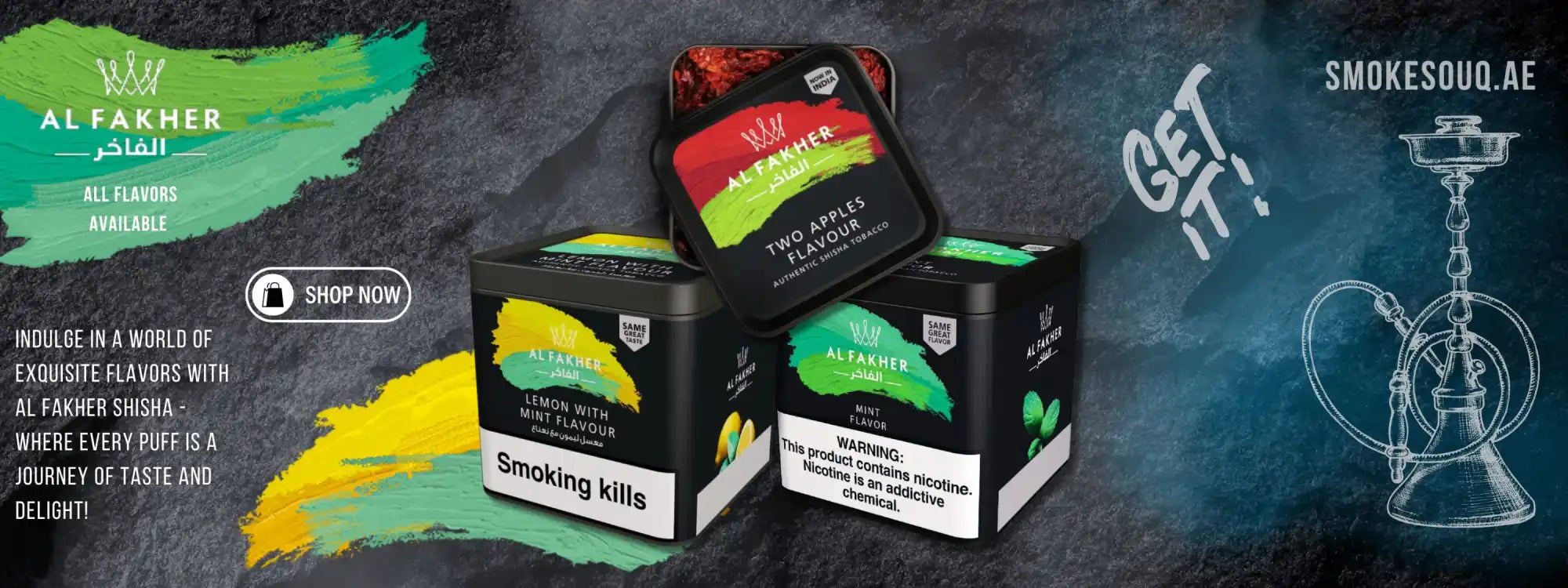 Buy Al Fakher Shisha Molasses | SMOKE SOUQ UAE