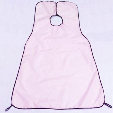 Creative man hair beard shaving catcher apron - pink - bathroom accessories