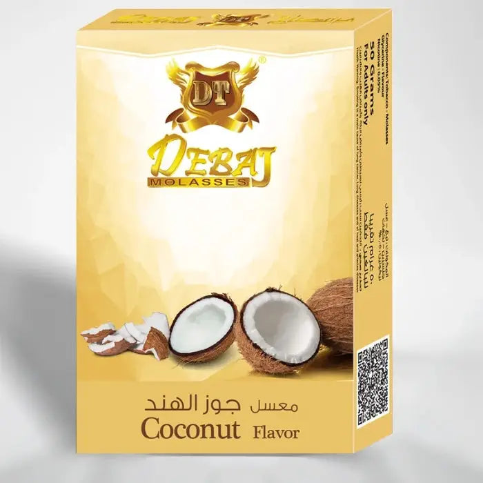 Debaj Tobacco Shisha Molasses - Coconut / 50gm - Shisha Molasses - Vapes Uae