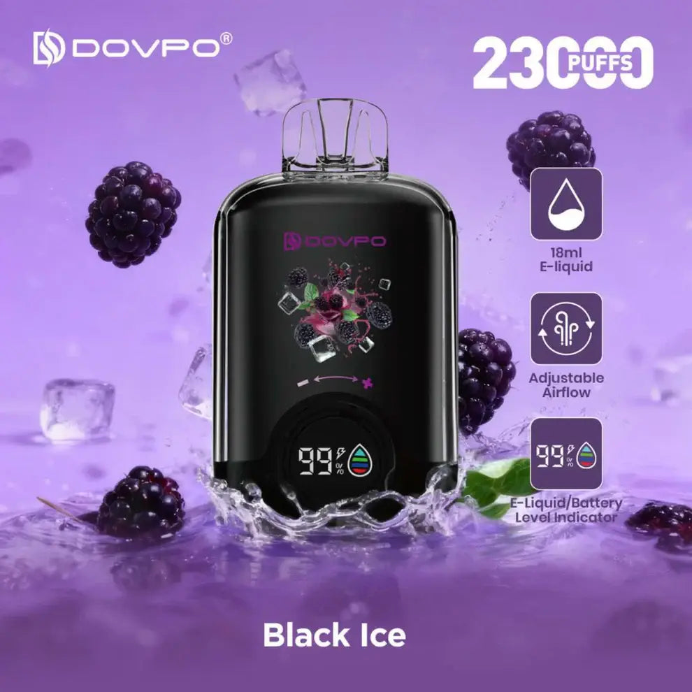 Dovpo 23000 Puffs Disposable Vape - Black Ice - Disposable Vape - Vapes Uae