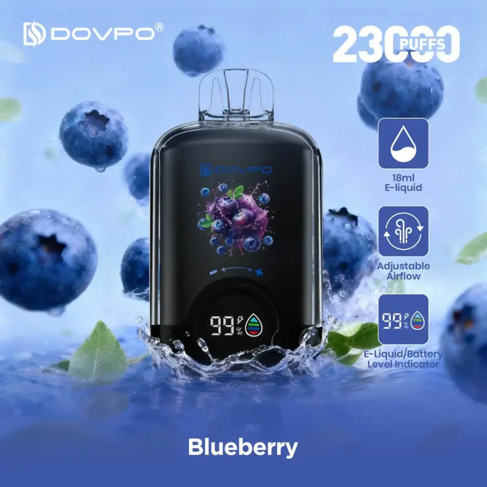 Dovpo 23000 Puffs Disposable Vape - Blueberry - Disposable Vape - Vapes Uae