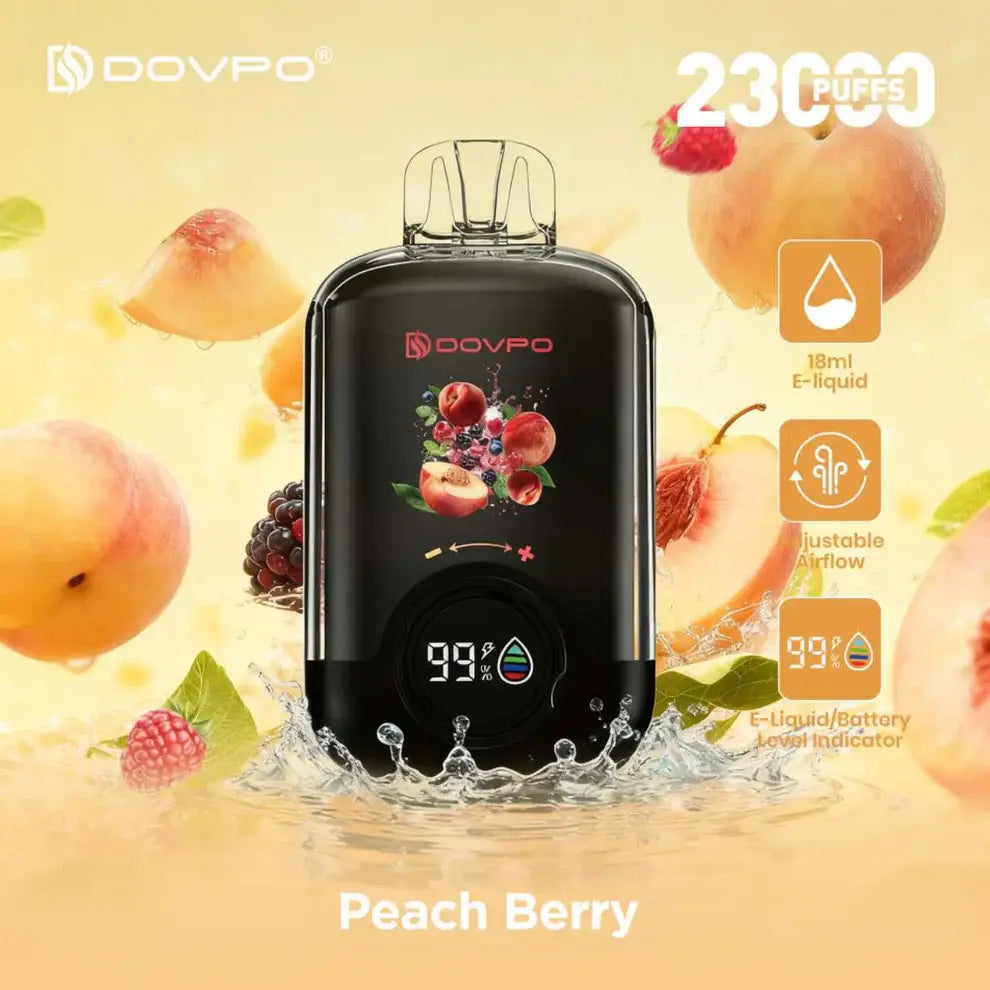 Dovpo 23000 Puffs Disposable Vape - Peach Berry - Disposable Vape - Vapes Uae
