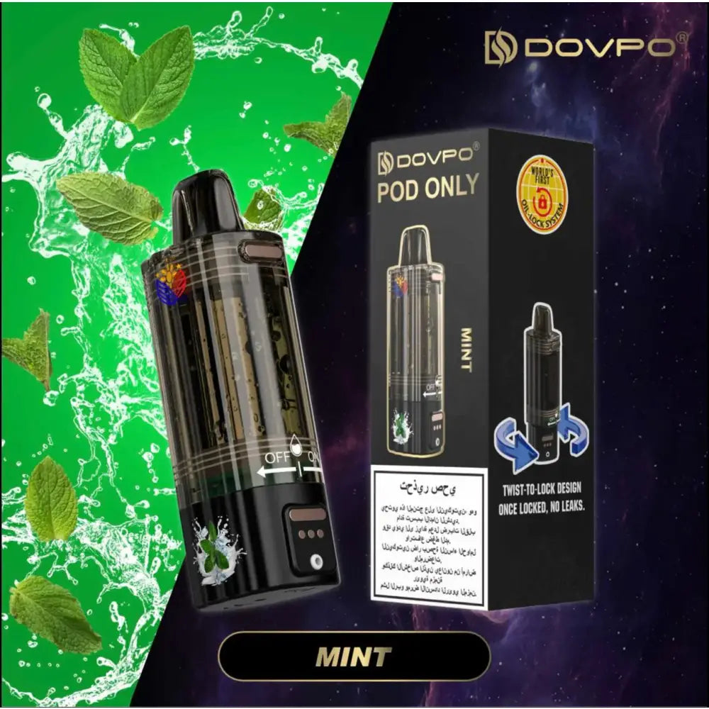 Dovpo 30000 Replacement Pod System - Mint - Vape Device - Vapes Uae