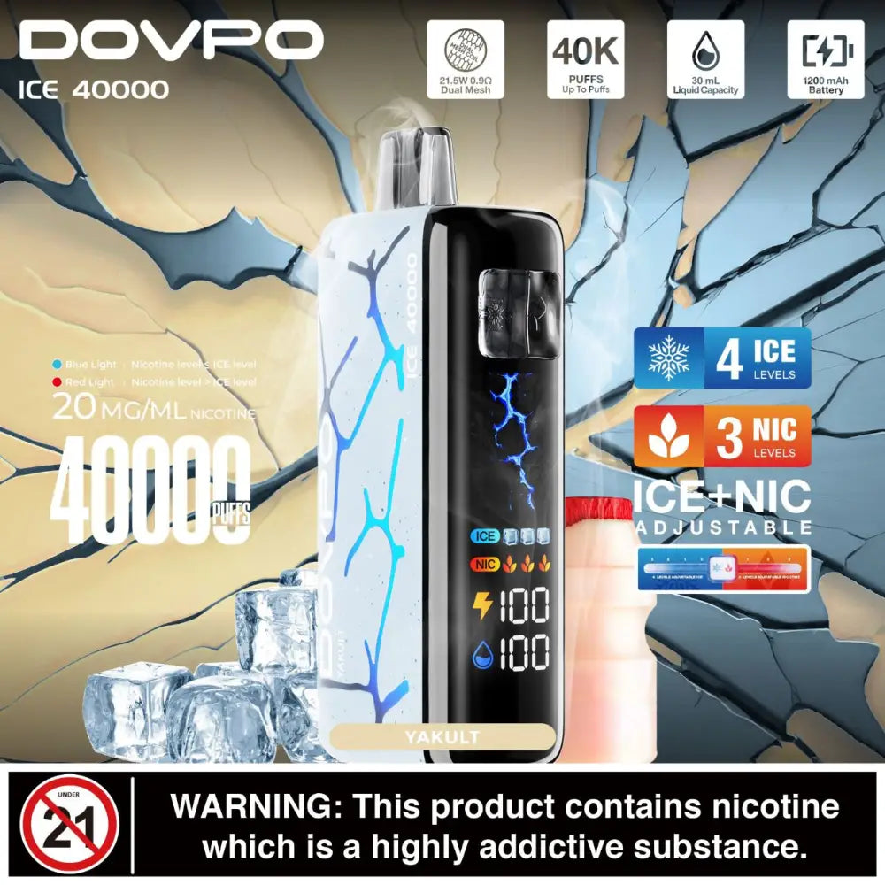 Dovpo Ice 40000 Puffs Disposable Vape - Yakult - Disposable Vape - Vapes Uae