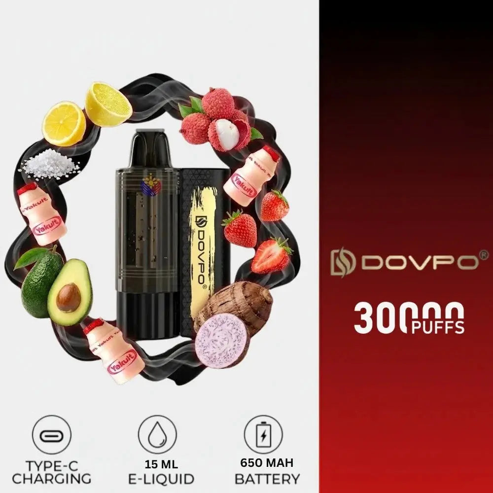 Dovpo Kit 30000 Puffs Disposable Vape - Cheese Cake - Disposable Vape - Vapes Uae