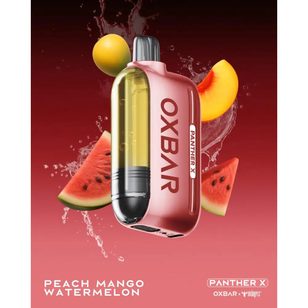 Dr Vape Oxbar Panther x 50000 Puffs Disposable Vape - Peach Mango Watermelon - Disposable Vape - Vapes Uae