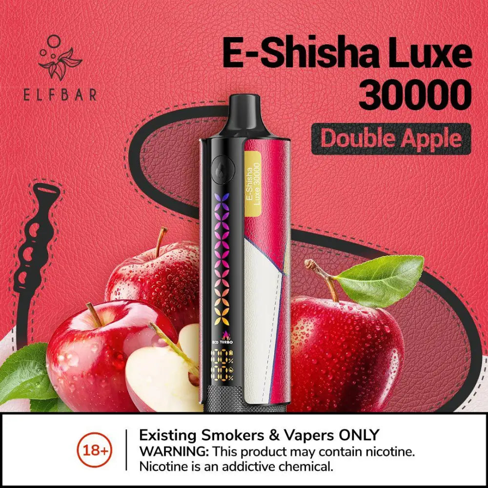 E-shisha Luxe 30000 Disposable Vape - Double Apple - Disposable Vape - Vapes Uae