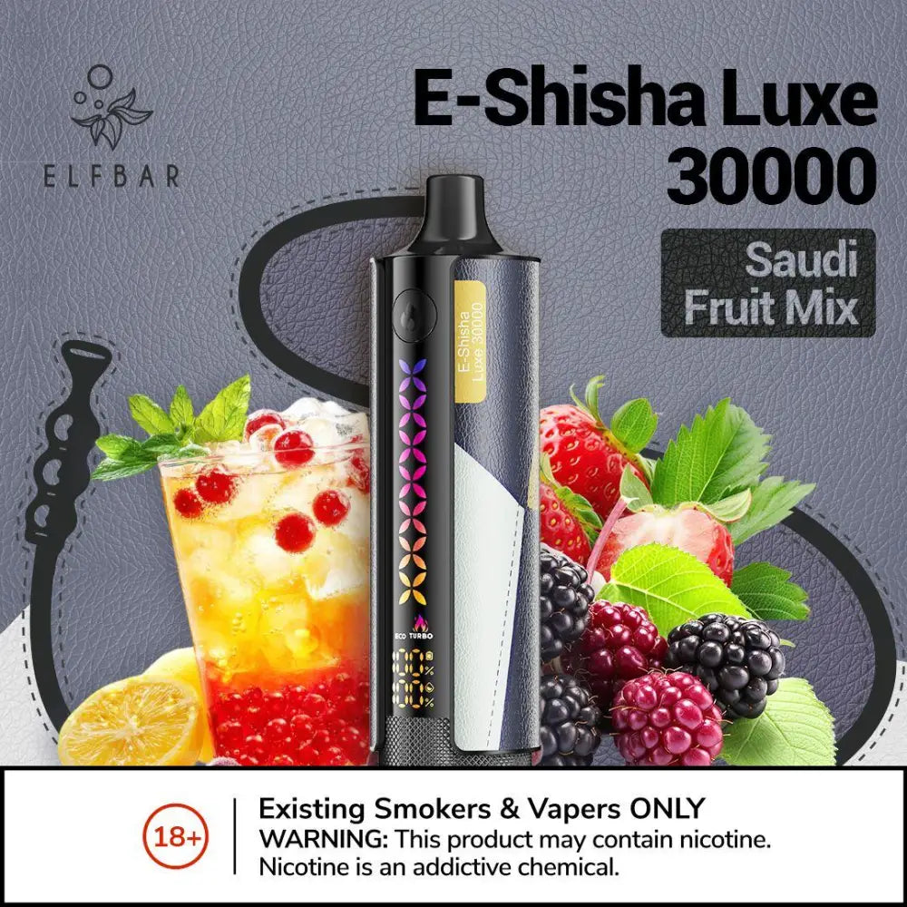 E-shisha Luxe 30000 Disposable Vape - Suadi Fruit Mix - Disposable Vape - Vapes Uae