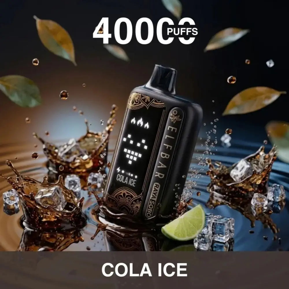 Elf Bar Raya Sobo 40000 Puffs Disposable Vape - Cola Ice - Disposable Vape - Vapes Uae