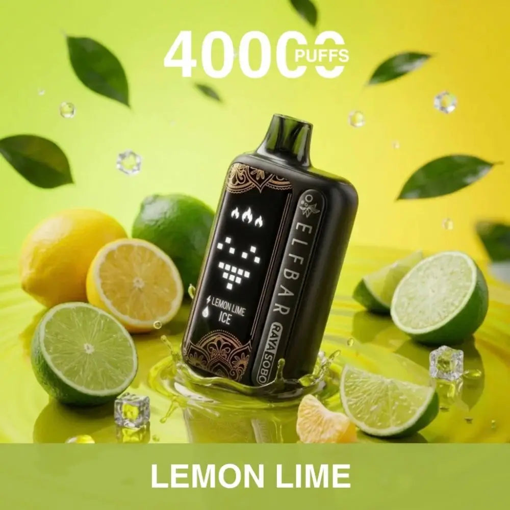 Elf Bar Raya Sobo 40000 Puffs Disposable Vape - Lemon Lime - Disposable Vape - Vapes Uae