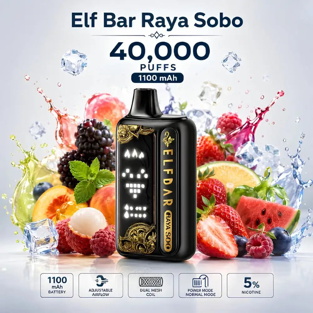 Elf Bar Raya Sobo 40000 Puffs Disposable Vape - Disposable Vape - Vapes Uae
