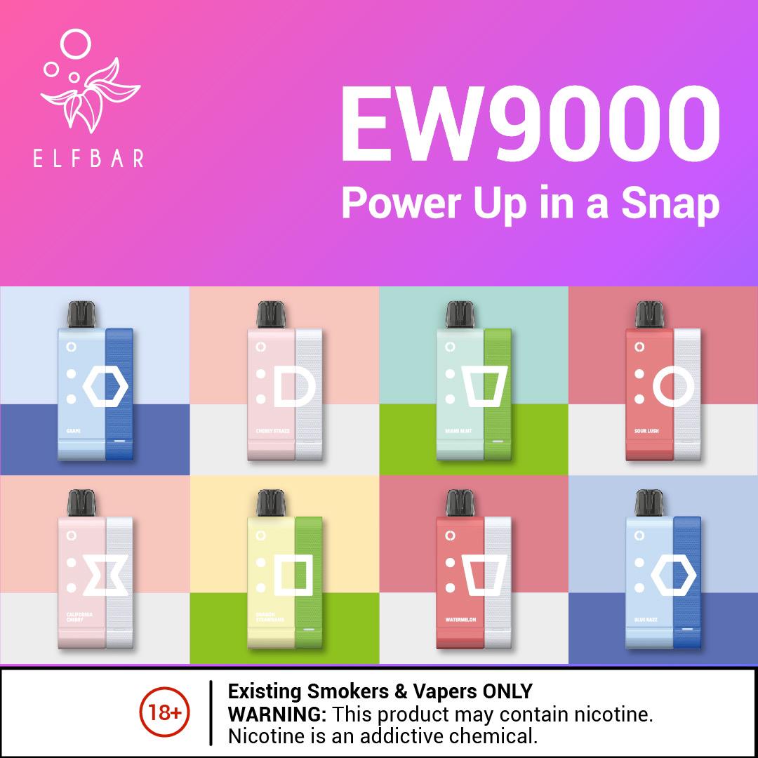 Elfbar ew9000 pods - disposable vape - vapes uae