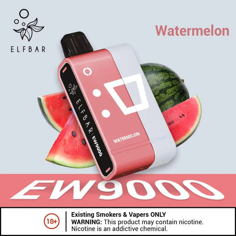 Elfbar Ew9000 Pods - Watermelon - Disposable Vape - Vapes Uae