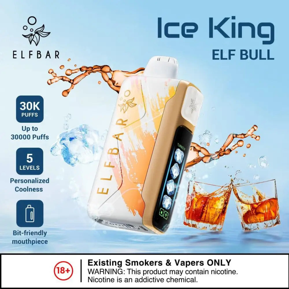 Elfbar Ice King 30000 Puffs Disposable Vape - Elf Bull - Disposable Vape - Vapes Uae