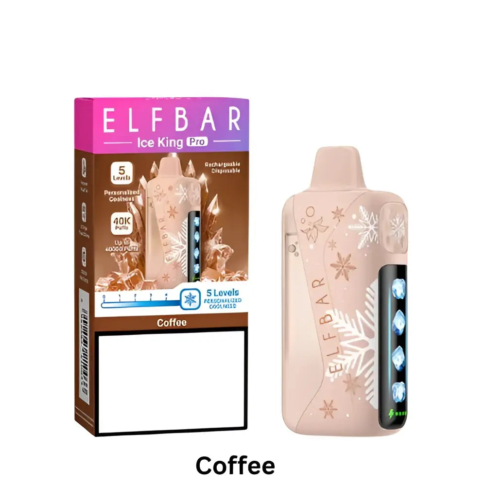 Elfbar Ice King Pro 40000 Puffs Disposable Vape - Coffee - Disposable Vape - Vapes Uae