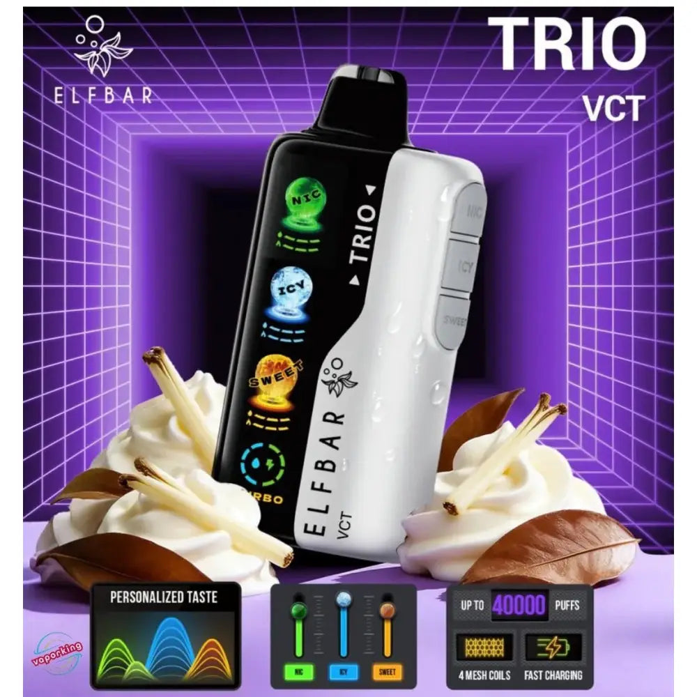Elfbar Trio 40000 Puffs Disposable Vape - Vct - Disposable Vape - Vapes Uae