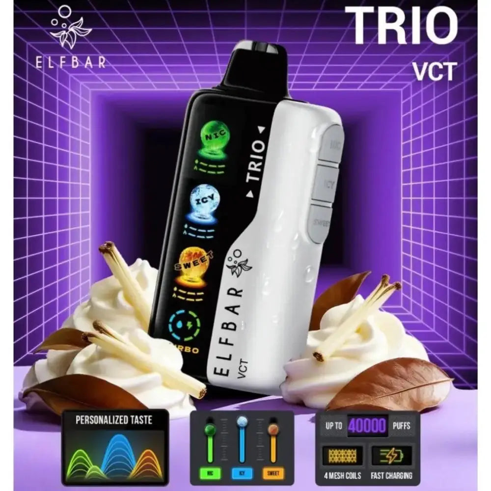 Elfbar Trio 40000 Puffs Disposable Vape - Vct - Disposable Vape - Vapes Uae