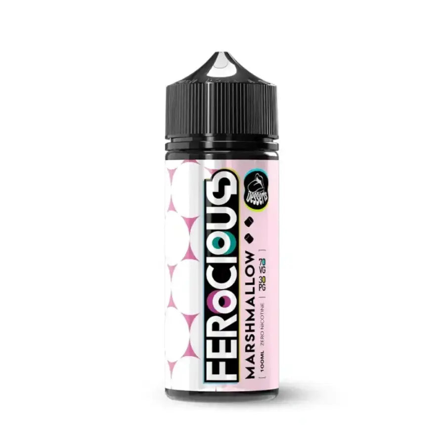 Ferocious Desserts & Thirsty Range Vape Juice E-liquid - Marshmallow (dessert Range) / 3mg + 60ml - E-liquid - Vapes Uae