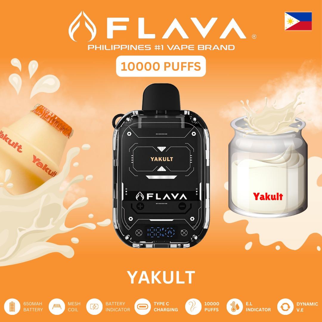 Flava 10000 Puffs Disposable Vape - Yakult - Disposable Vape - Vapes Uae