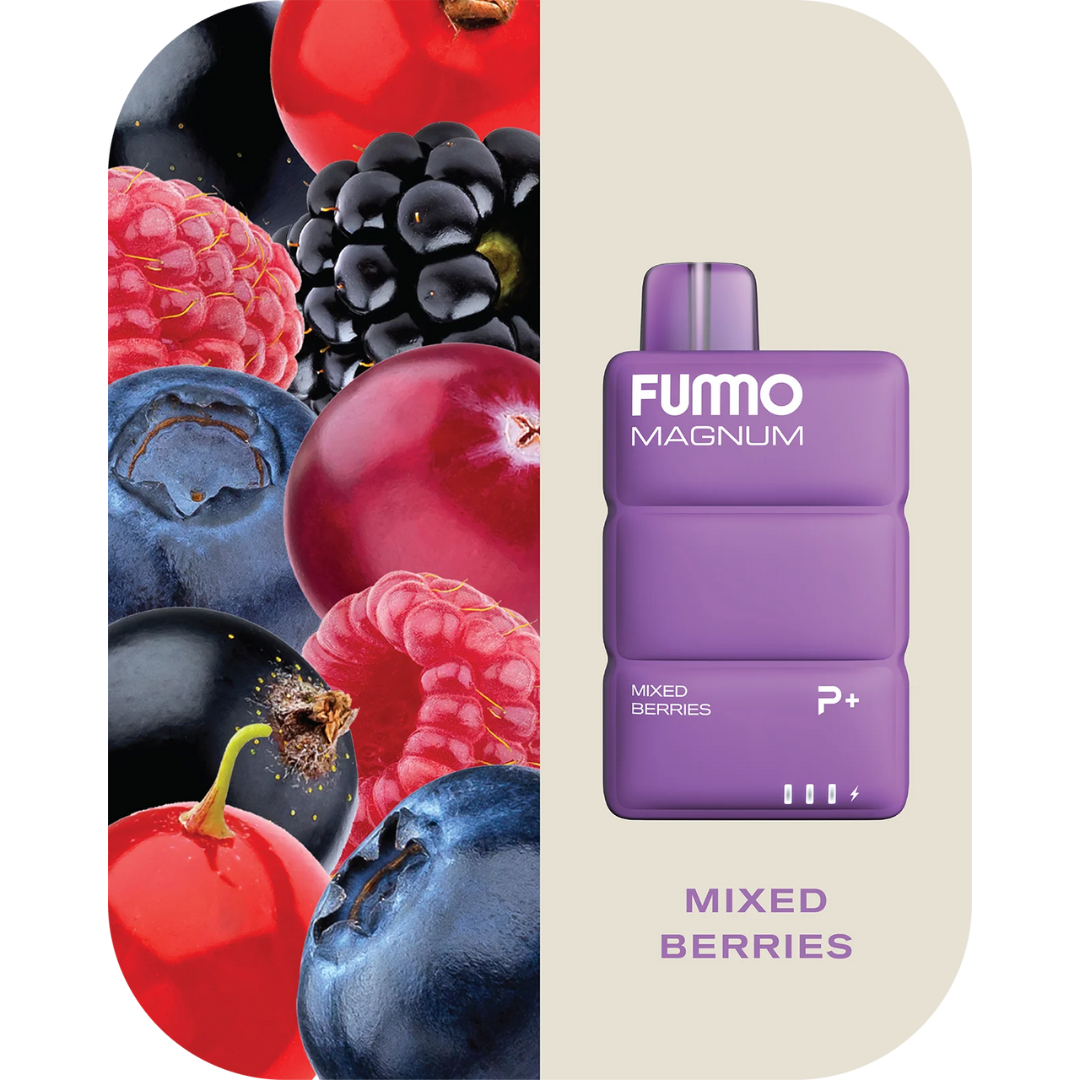 Fummo magnum 8k puffs disposable - mixed berries - disposable vape