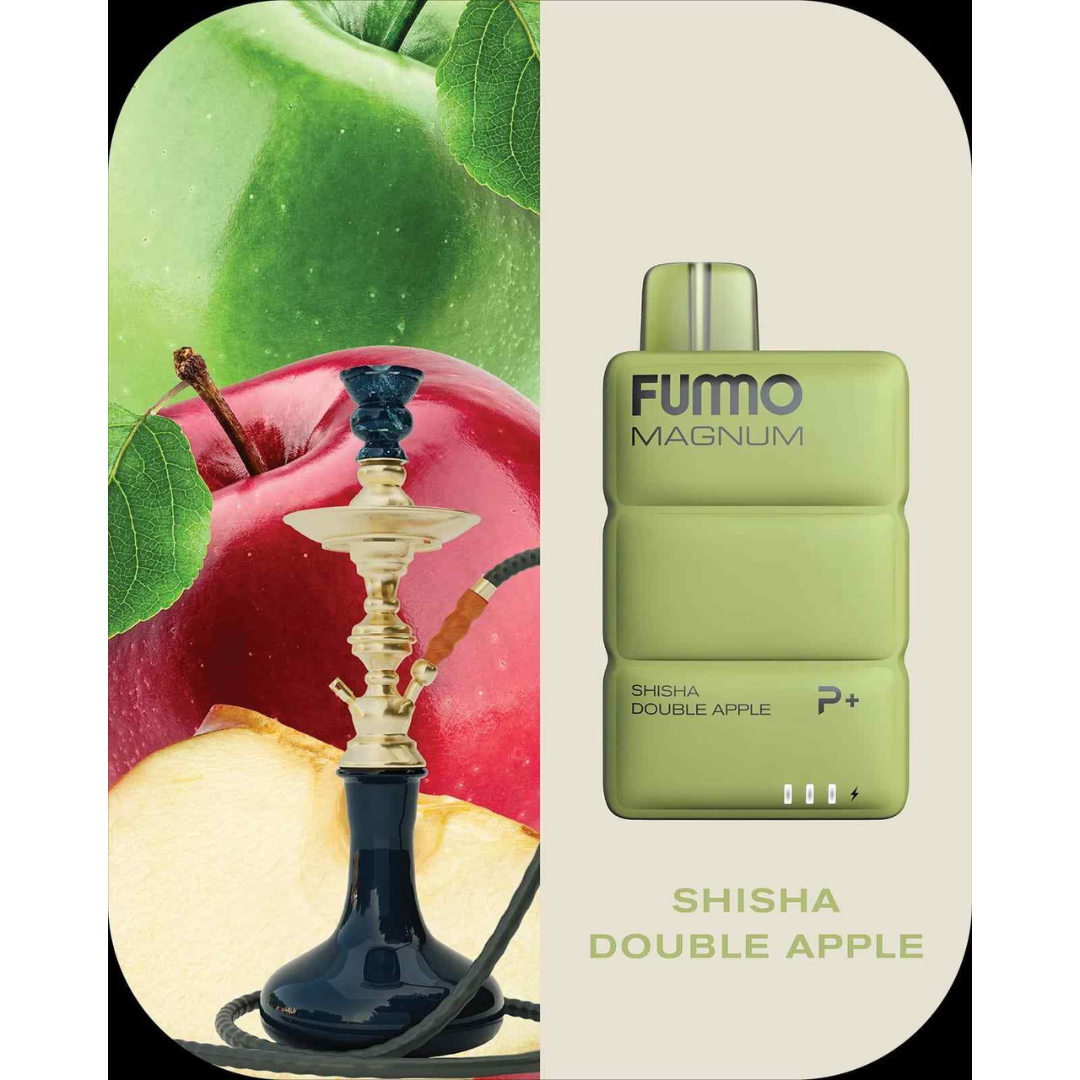 Fummo magnum 8k puffs disposable - shisha double apple - disposable vape