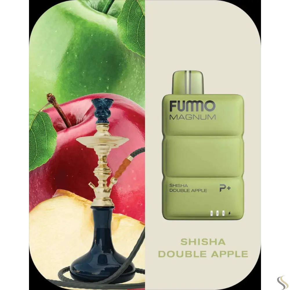 Fummo Magnum 8k Puffs Disposable - Shisha Double Apple - Disposable Vape - Vapes Uae